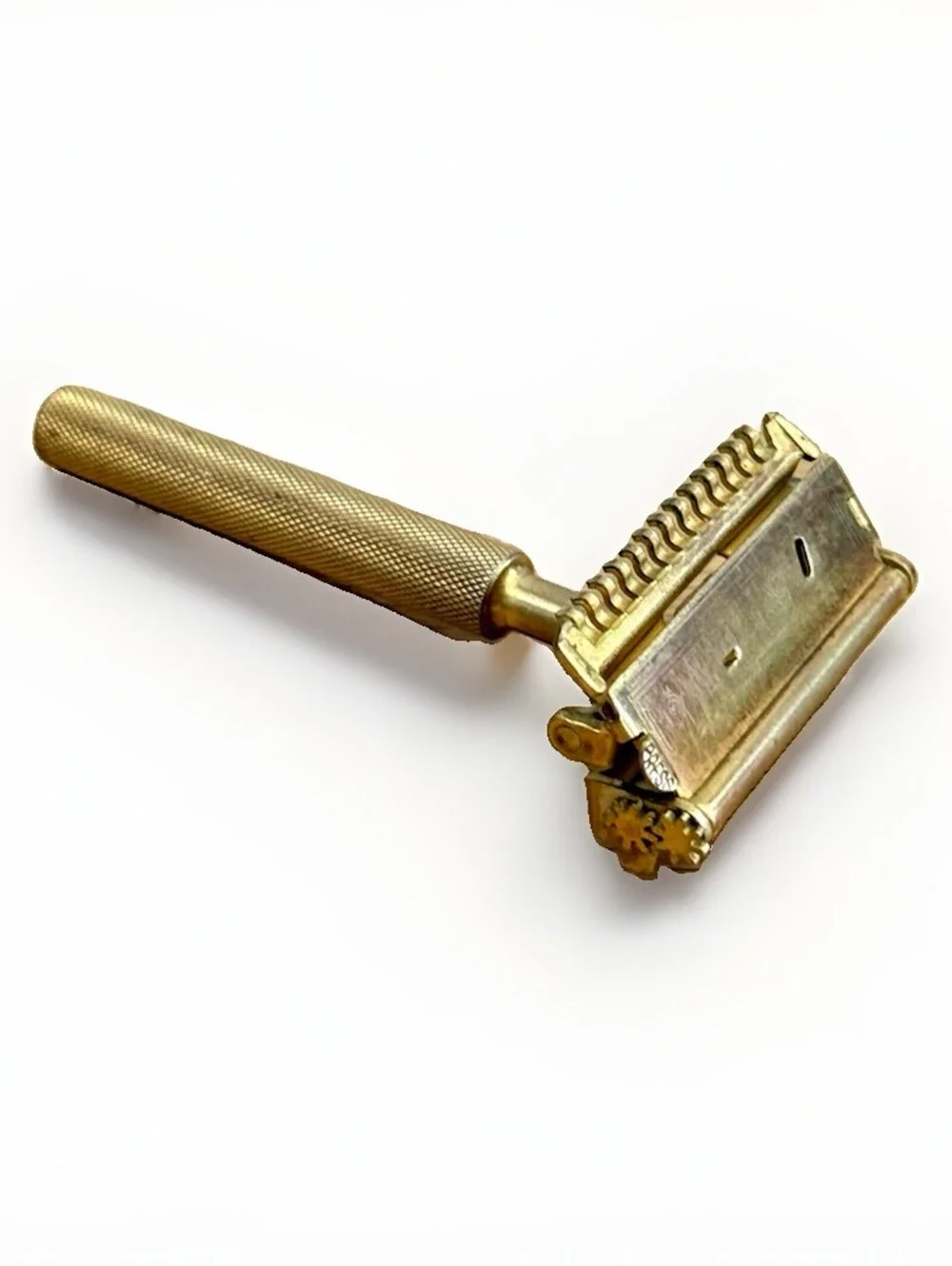 Vintage Collectible Valet Auto Strop Safety Razor Gold Tone 1930s